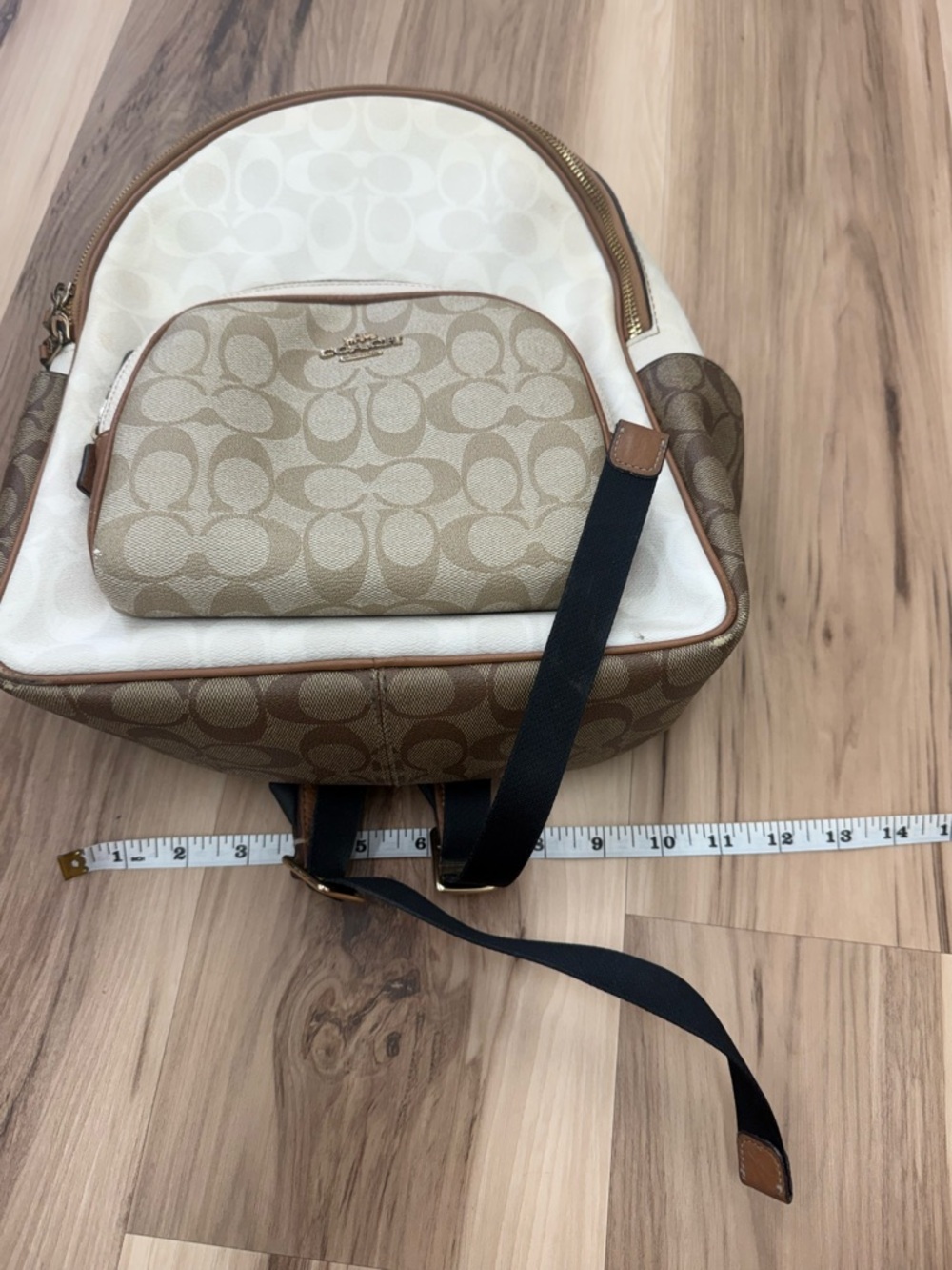 Coach Mini Backpack Cream - Picture 14 of 15